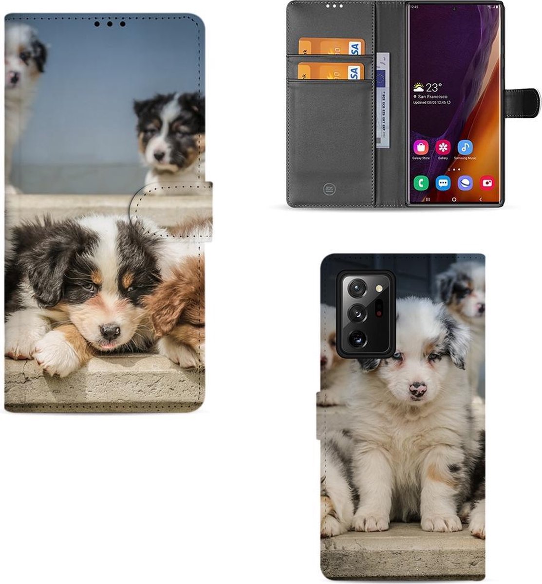 Bookcase Hoesje Maken Samsung Galaxy Note20 Ultra