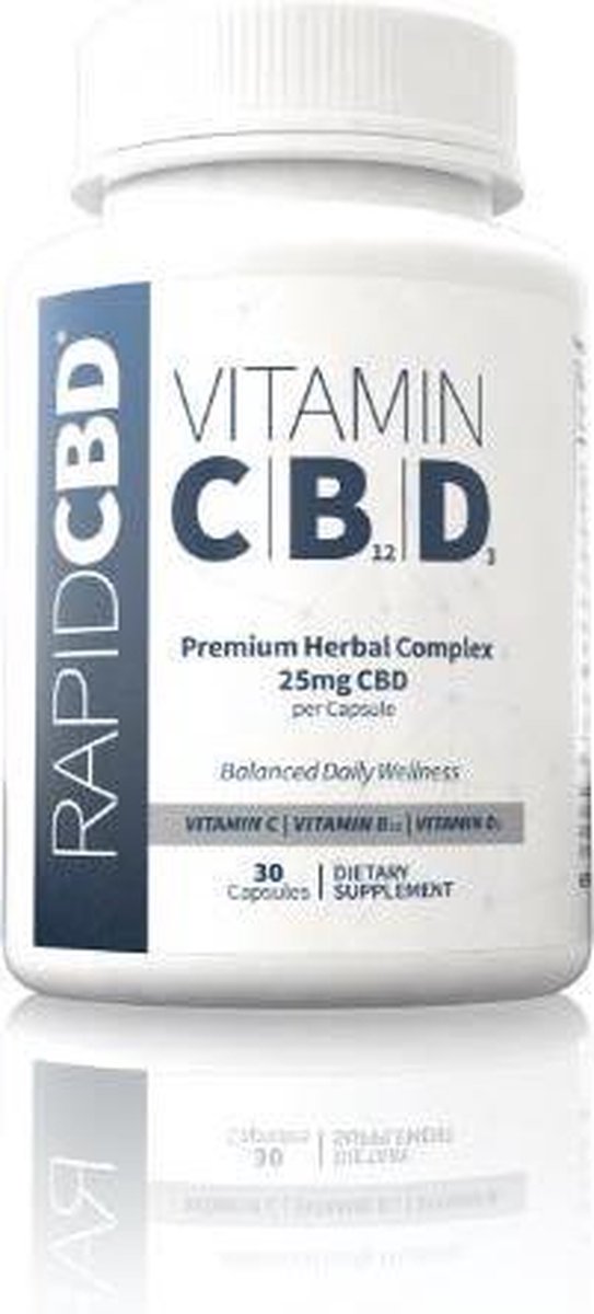 Vitamin C|B12|D3 Caps - RapidCBD
