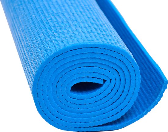 Yoga Mat Blauw 172 x 61 x 0,4 cm - Yogamat discountershop -Yogamatten kopen -... | bol.com