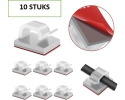 10 Stuks - Kabel houder - Transparant - Kabelhouder - Kabel - Kabel - Kabelklemmetje