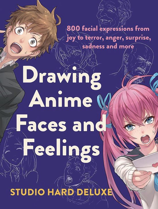 Foto: Draw anime faces and feelings 800 facial expressions from joy to terror anger surprise sadness and more