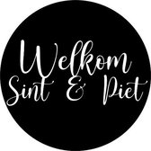 Raamsticker- sinterklaas - Welkom sint en piet- sint- sint en kerst - Raamsticker sinterklaas