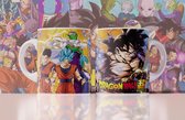 Mok Dragon Ball Super Goku, Gohan, Vegeta en Piccolo