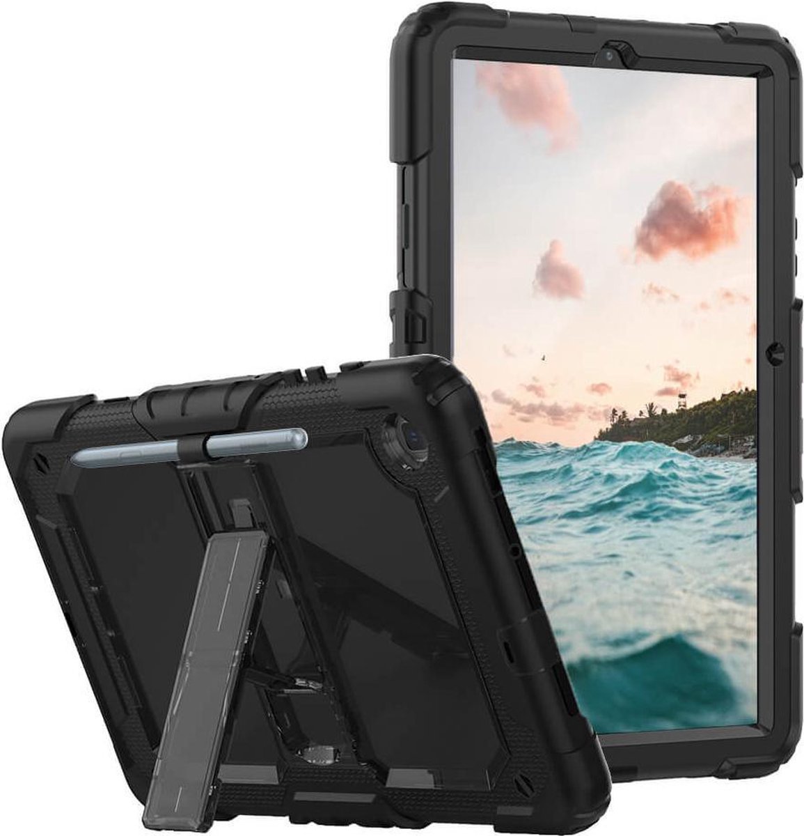Casecentive Ultimate Hardcase Galaxy Tab S6 Lite 10.4 2020 zwart