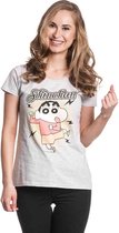 Shin Chan Dames Tshirt -M- Dance Grijs