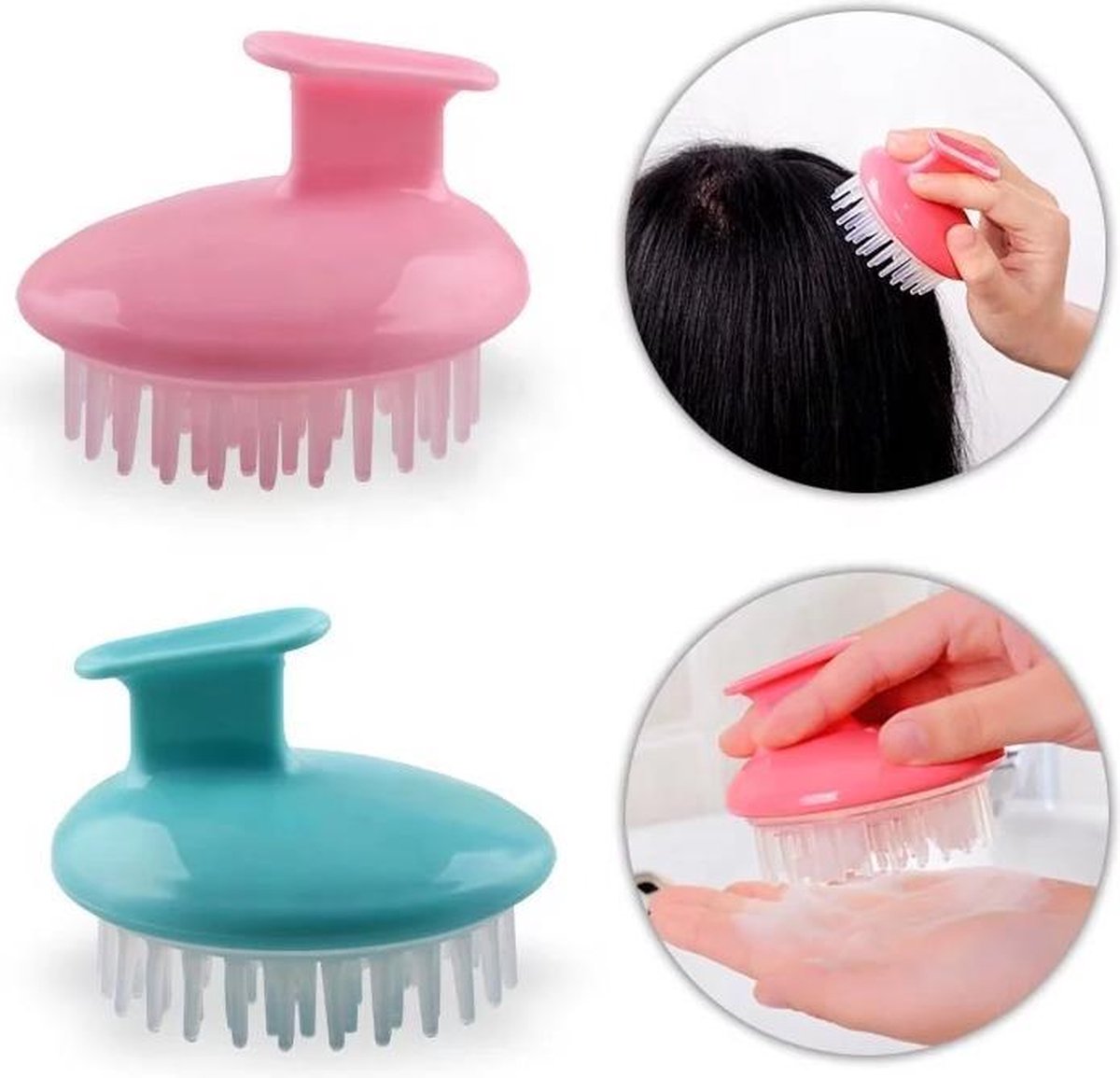 Premium Shampoo Scalp set van 2 Stuks - Haarverzorgings accessoire - Haar verzorging - Kappers Accessoire - Kapper - Haar - Hairstyling