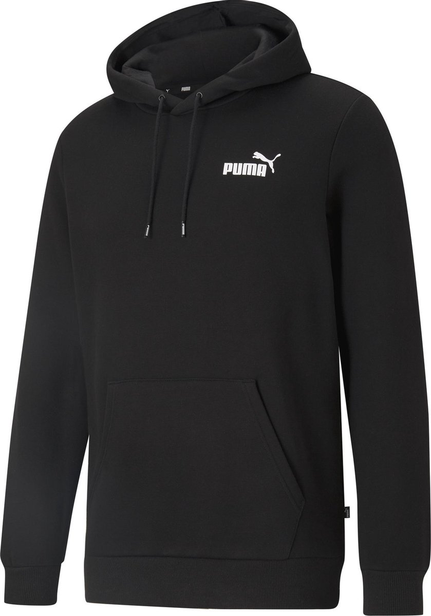 PUMA ESS Small Logo Hoodie FL Heren Trui Zwart