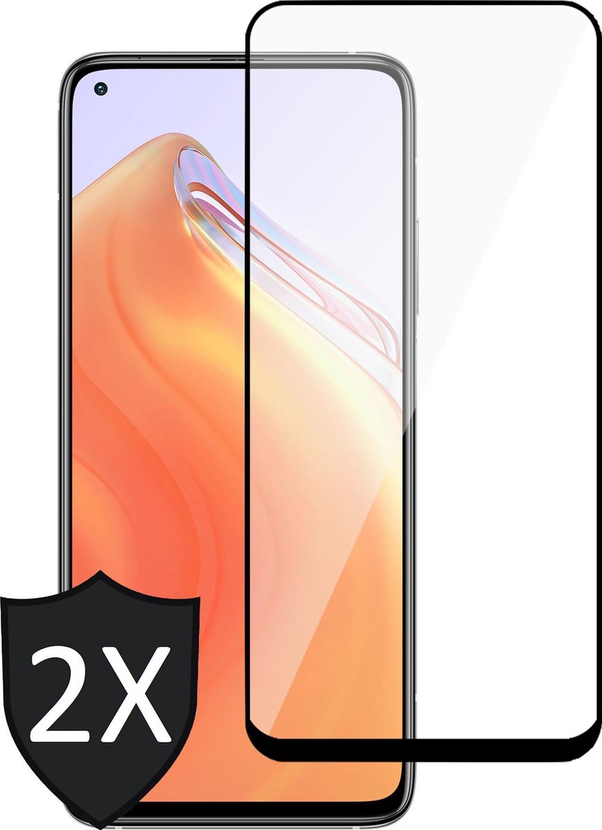 Screenprotector geschikt voor Xiaomi Mi 10T - 2x Glas Screen Protector Full Screen