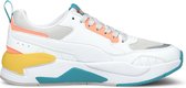 PUMA X-Ray 2 Square Unisex Sneakers - Puma White-Puma White-Gray Violet - Maat 37.5