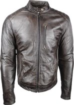 Urban 5884 ® - Gio Ontorio Bruin Lams Leer Jack -5XL