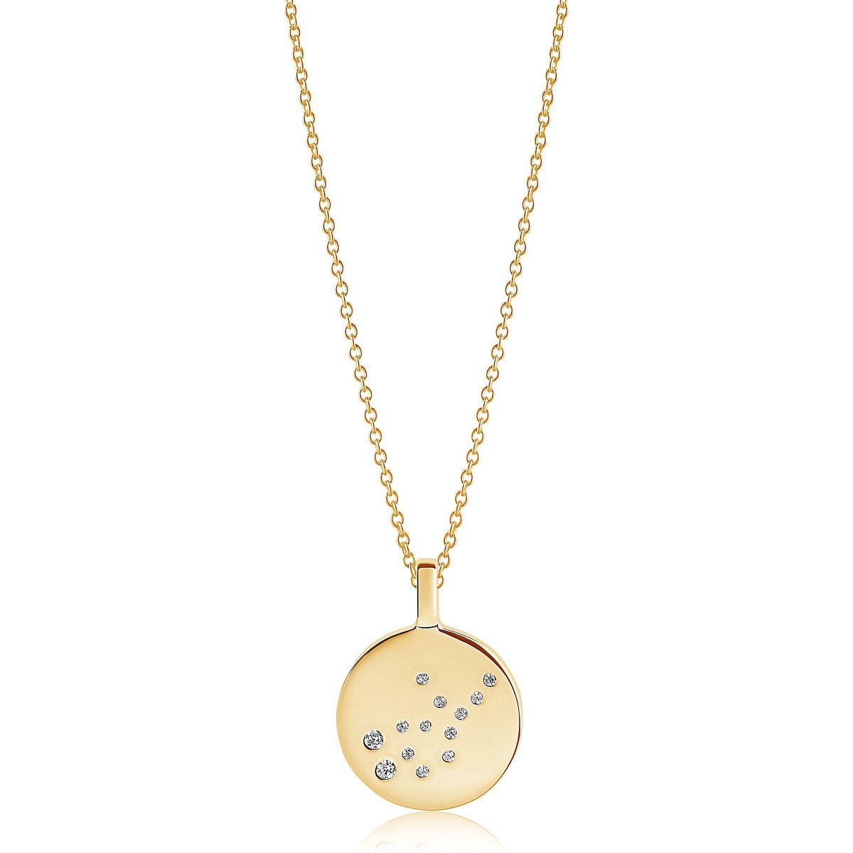 Sif Jakobs Jewellery Dames-Ketting 925 Zilver gerhodineerd Zirkonia One Size Maagd 87604551