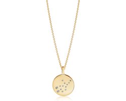 Sif Jakobs Jewellery Dames-Ketting 925 Zilver gerhodineerd Zirkonia One Size Maagd 87604551