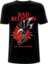 Bad Religion Heren Tshirt -S- Bomber Eagle Zwart