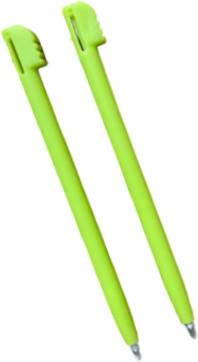 2x Stylus Pen Geschikt Voor Nintendo DS Lite - DSi - DSi XL - Licht Groen - SDG