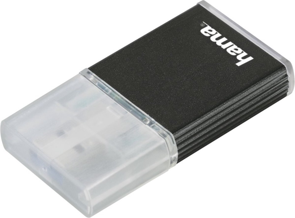 Hama USB-3.0-UHS-II-kaartlezer SD Alu Antraciet