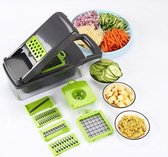 Multifunctioneel groentesnijder, Gratis waardevolle assecoires, Groentesnijder handmatig, Fruitsnijder, Keukensnijder, Snijmachine, keuken apparaat, Mandoline, Inclusief Bescherm Handschoenen