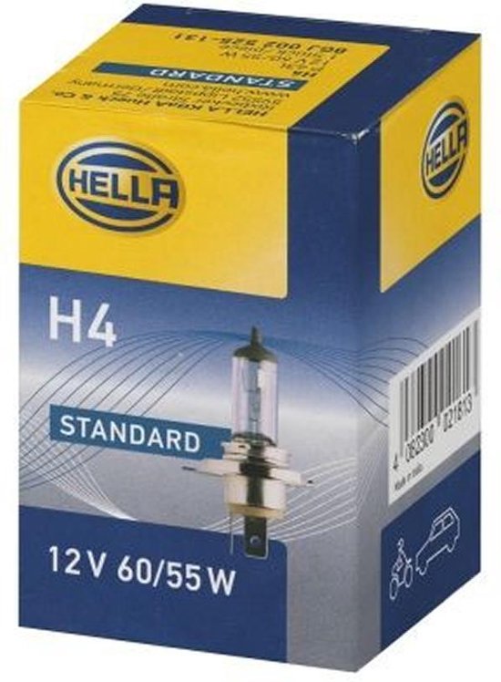Hella autolamp H4 12V 60/55W standard | bol.com
