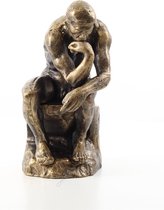 Gietijzeren sculptuur Denker - Beeldje - Auguste Rodin - 26 cm hoog