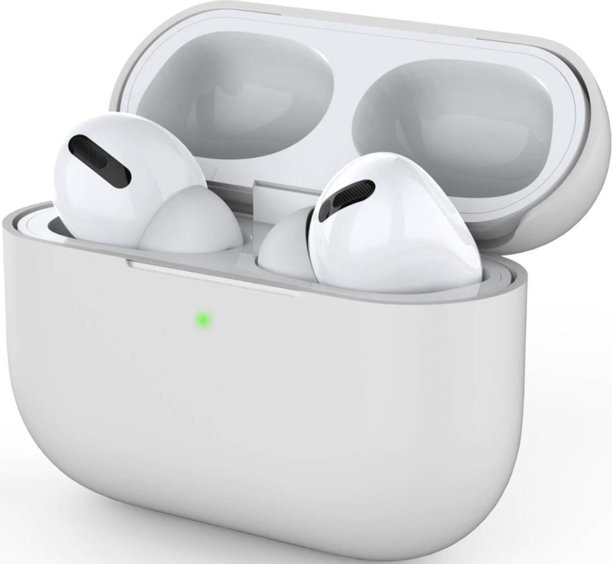 YPCd® Airpods Pro Case - Siliconen - Wit