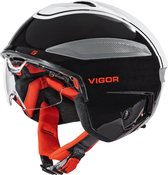 Cratoni Vigor Fietshelm - speedpedellec - bromfiets -  ECE-R 22.05 norm - zwart/wit/rood - Hoofdomtrek M (56-58cm)