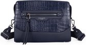 David Jones Schoudertas Dames Schoudertas - Croco- Donker blauw