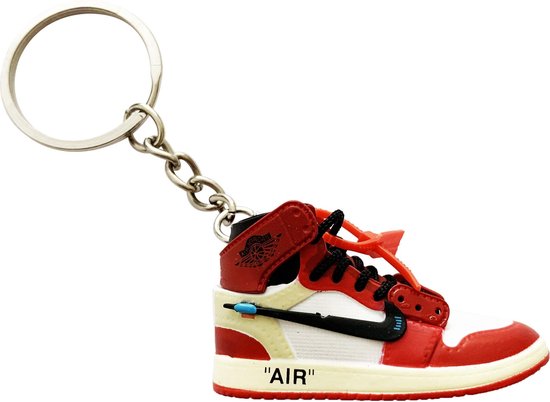 AJ1 x OW White Chicago 3D Sleutelhanger - Sleutelhanger - Hype - Keychain  - | bol.com