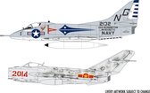 Airfix-mig 17f Fresco Douglas A-4b Skyhawk Dogfight (6/20) * (Af50185) - modelbouwsets, hobbybouwspeelgoed voor kinderen, modelverf en accessoires