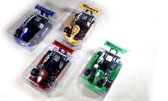 Turbo Racers Kart Auto Set 4 stuks (Rood Geel Blauw Groen) 9 cm Toys - Modelauto - Schaalmodel - Model auto