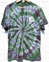 Colourful Waves - Forest | Tie-Dye T-Shirt - Maat L