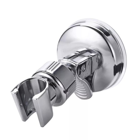 2 stuks douchekop houder, douchekop houder voor schuifstang, verstelbaar, 19-25 mm, douchehouder zonder boren, handdouchehouder, 360° draaibare douchehouder, douchekop houder voor douchestang