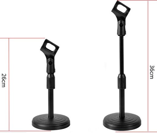 Plateau Support Microphone Réglable FUGLUS – Idéal Pour Streaming, Enregistrement Et Rangement D'accessoires