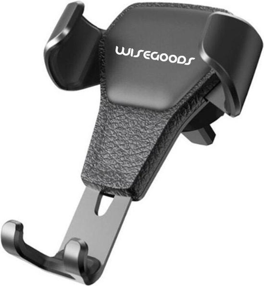 WiseGoods - Premium Universele Zwaartekracht Telefoonhouder Voor In De Auto - Ventilatie Rooster - Smartphone Houder - Zwart