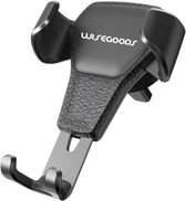 WiseGoods - Premium Universal Gravity Car Phone Holder - Universal Car Holder - Phone Holder - Car Phone Holder Ventilation Grille - Smartphone Holder - Black