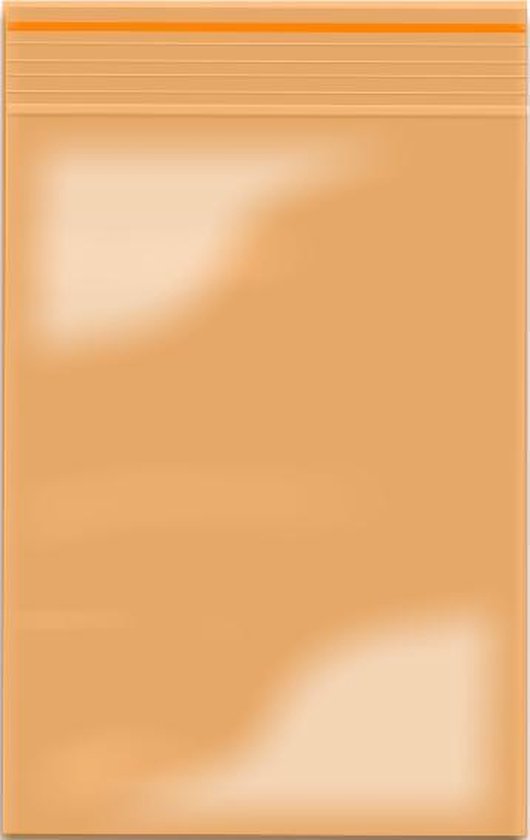 1000x Gripzakjes 40 x 60mm Orange Tinted/ Oranje Tint 60 micron 1000 stuks KWALITEIT