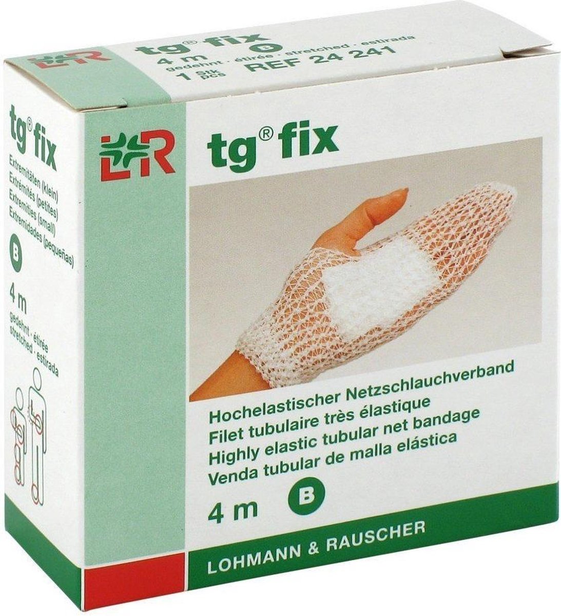 Goedkoopste TG Fix netverband B rekbaar 4 meter vinger/hand/voet 1 Stuks