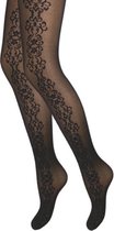 Panty - Versailles - Zwart - Maat L (42-44)