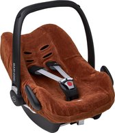 Meyco autostoelhoes Velvet - camel - groep 0