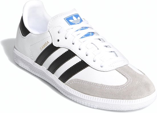adidas Samba OG J Sneakers Kinderen - Ftwr White/Core Black/Crystal White |  bol.com