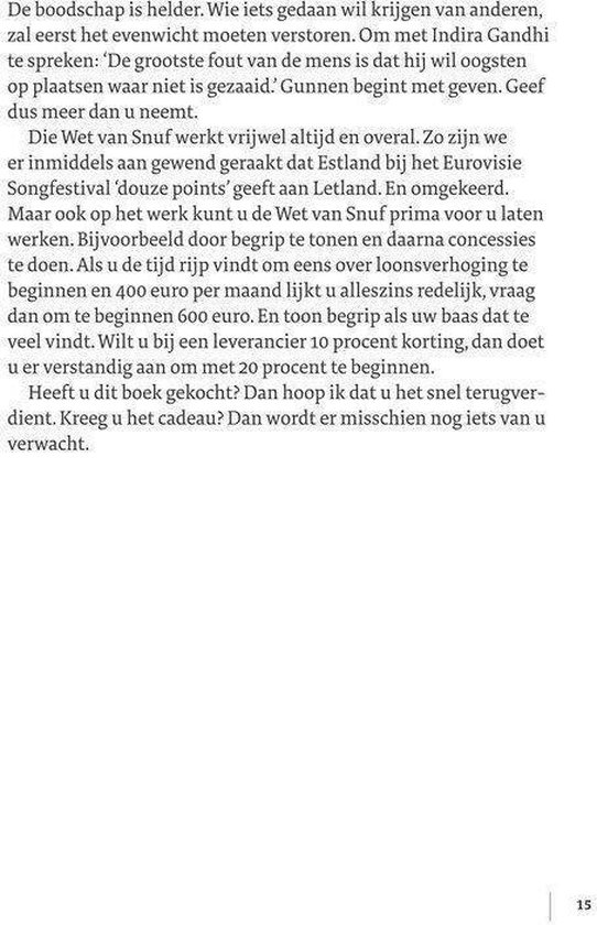 De wet van snuf