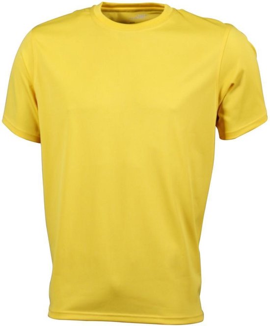 James and Nicholson - Heren Active T-Shirt (Lichtgeel)