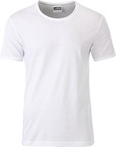 Fusible Systems - Heren James and Nicholson Standaard T-Shirt (Wit)