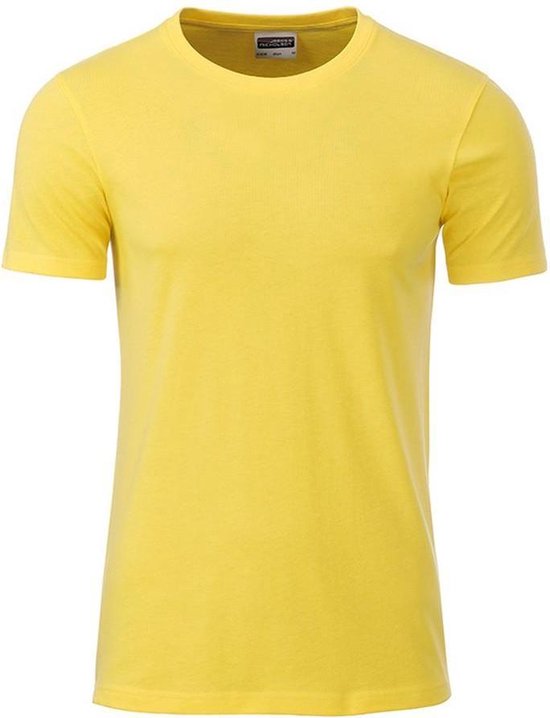 James and Nicholson - Heren Standaard T-Shirt (Geel/Geel)