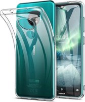 Nokia 5.3 hoesje - Transparante gel case - Volledig doorzichtig - GSM Hoesje - Telefoonhoesje Geschikt Voor: Nokia 5.3