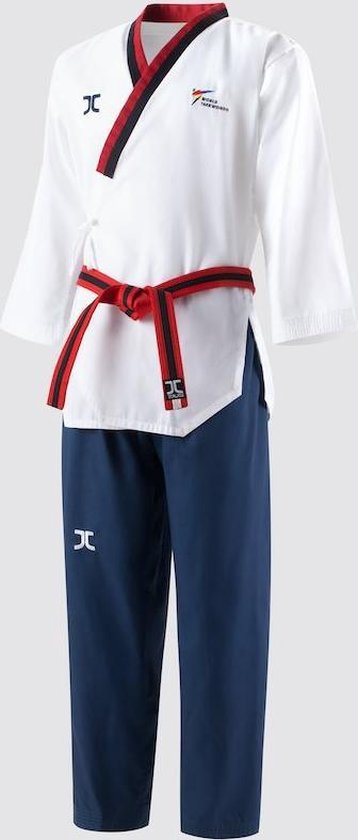 Costume de taekwondo Poomsae Poom (Dobok) pour garçon JC | WT | 130 |  bol.com