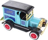 Classic Car Metal Pull back VIP (Blauw) 12 cm Toys - Modelauto - Schaalmodel - Model auto