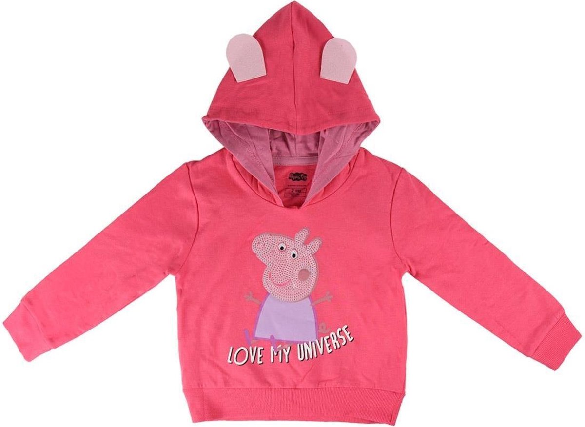 Pull Fille 18 Mois 6 Ans Peppa Pig Sweat à Capuche Fille 