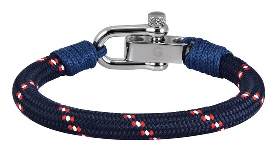 Touw armband Surfer Galeara Mao Rood - Blauw Heren Dames 18.5cm