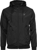LXURY Heren Regenjas Zwart Maat M - Jas - Jassen - Sportkleding - + Gratis sporttas