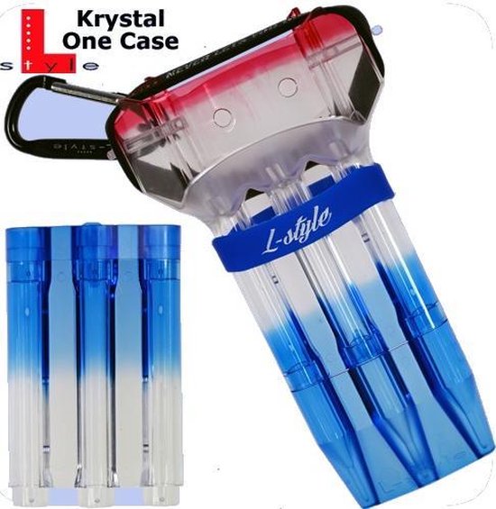 L-Style Krystal One N9 Tri Color Blue Hawaii - Dart Case van L-Style — afbeelding 2
