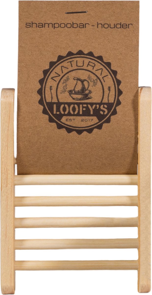 LOOFY'S - Zeepbakje Douche | - Zeephouder douche - Bamboe & Hout | 100% Plasticvrij - Loofys
